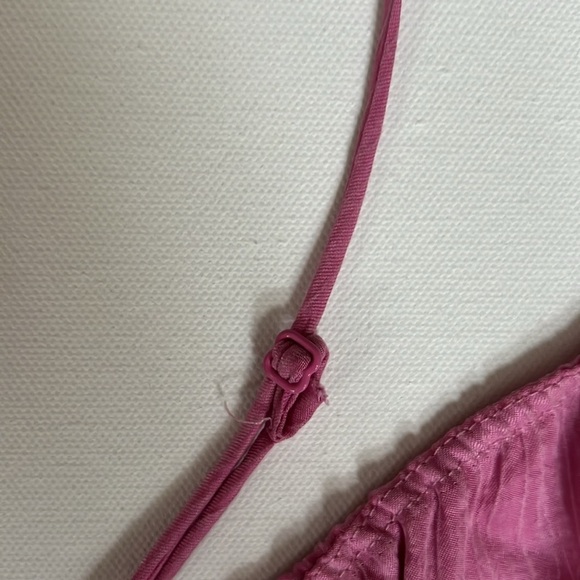 Zara Women's  Pink Crop Tank Top - Picture 9 of 10